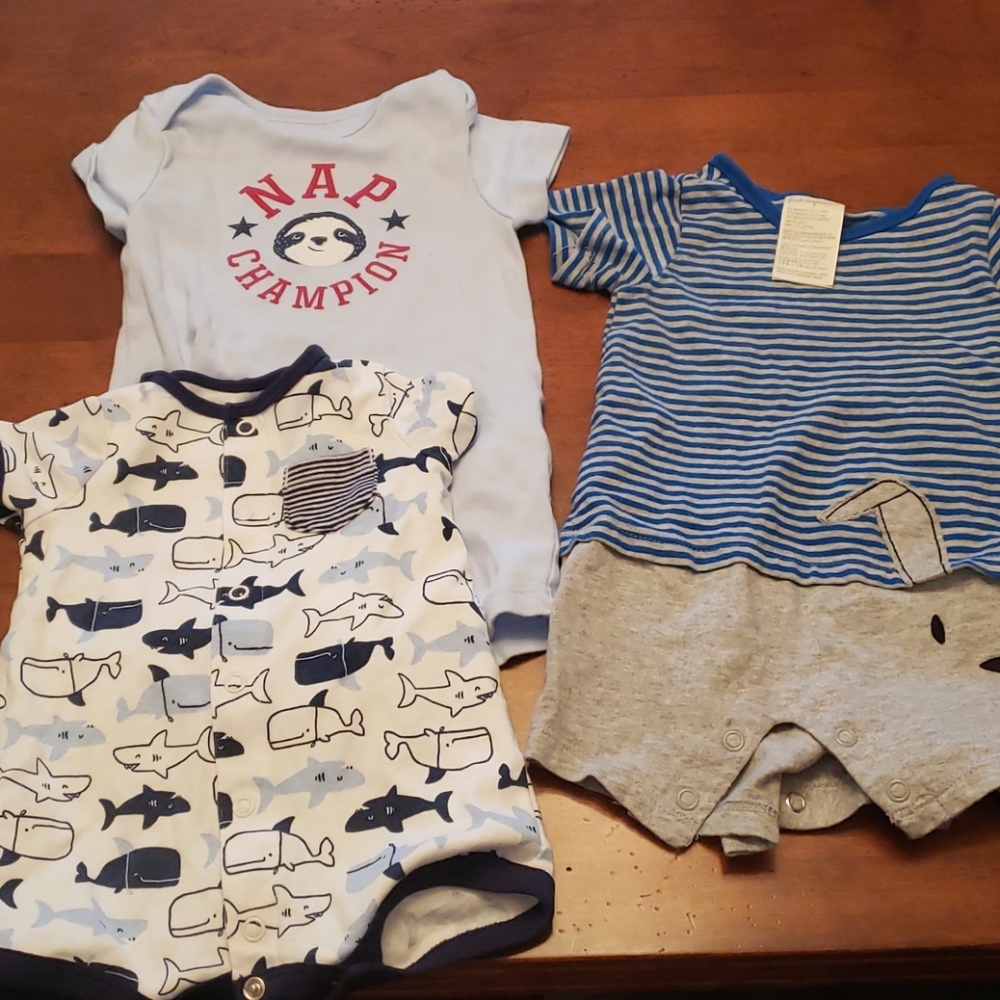 Boys rompers lot (5 qty)